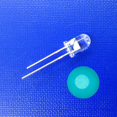 明るい丸いレンズ LED 5mm ミント緑色発光ダイオード