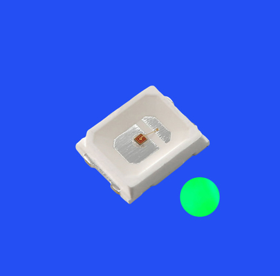 SMD2835 2.8x3.5mm グリーン カラー 520- 525nm 8-12LM 120度 透明レンズ PCT ブラケットダイオードライト