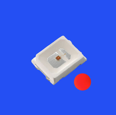 SMD2835 2.8x3.5mm 赤色 620-625nm 3-5LM 120度 透明レンズ PCT ブラケットダイオードライト