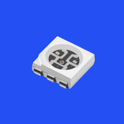 高明るさ 5050 RGB LEDダイオード 5.0x5.0mm PCT ブレーキット 120度ビームアングル 6ピン クリアレンズ 0.2W SMDチップ