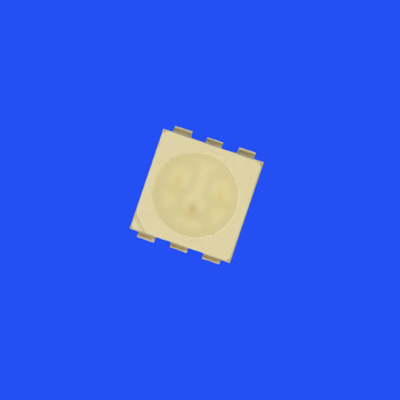 5050 RGB LEDダイオード 5.0x5.0mm 超明るい 120° 6ピンディフューズレンズ 0.3W SMDチップ