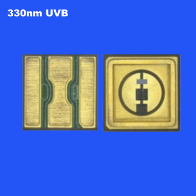 0.6W UVB 330nm 3535 SMD LED セラミックシール 高放射力 水清レンズ 滅菌のための120度